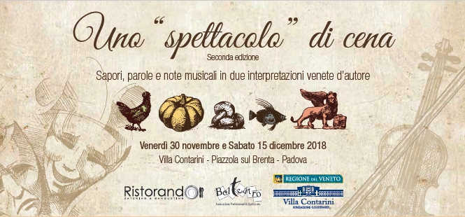 Dinner & Theatre Uno “spettacolo” di cena 30th November 2018 and 15th December 2018