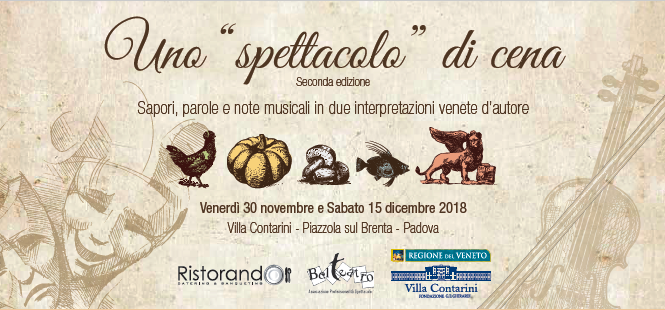 Uno “spettacolo” di cena 30 November 2018 und 15 Dezember 2018