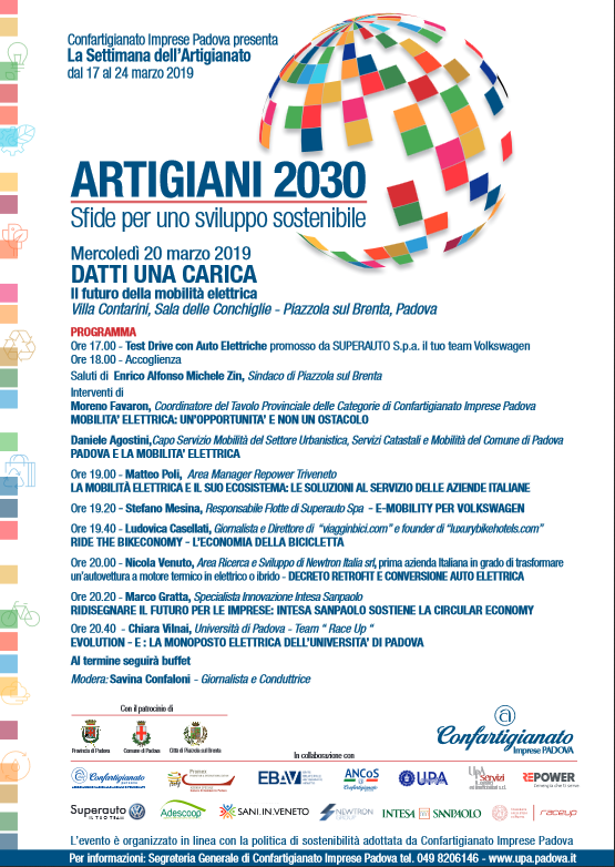 Convegno “Datti una carica” 20 marzo 2019