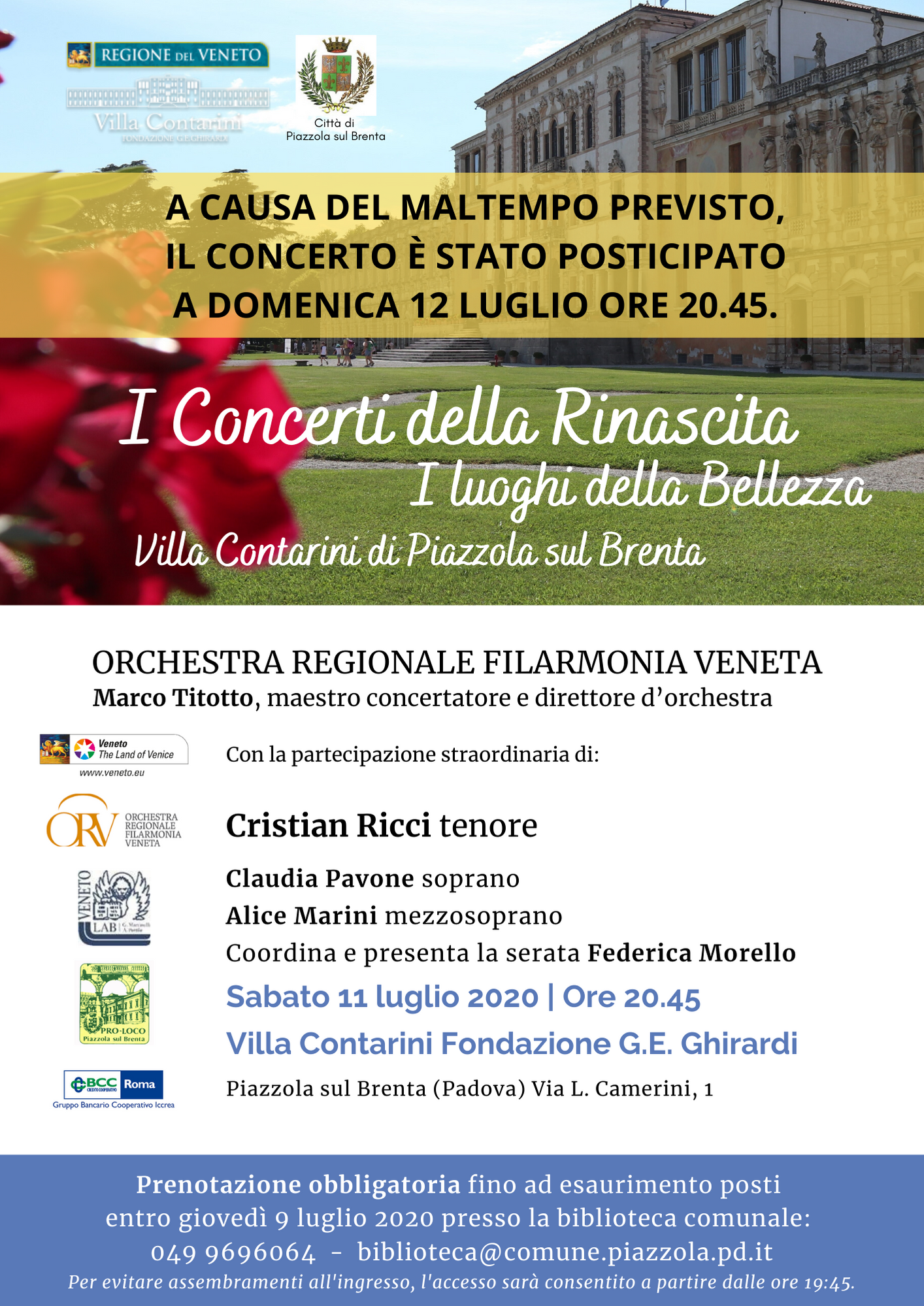 I concerti della Rinascita. I luoghi della Bellezza.