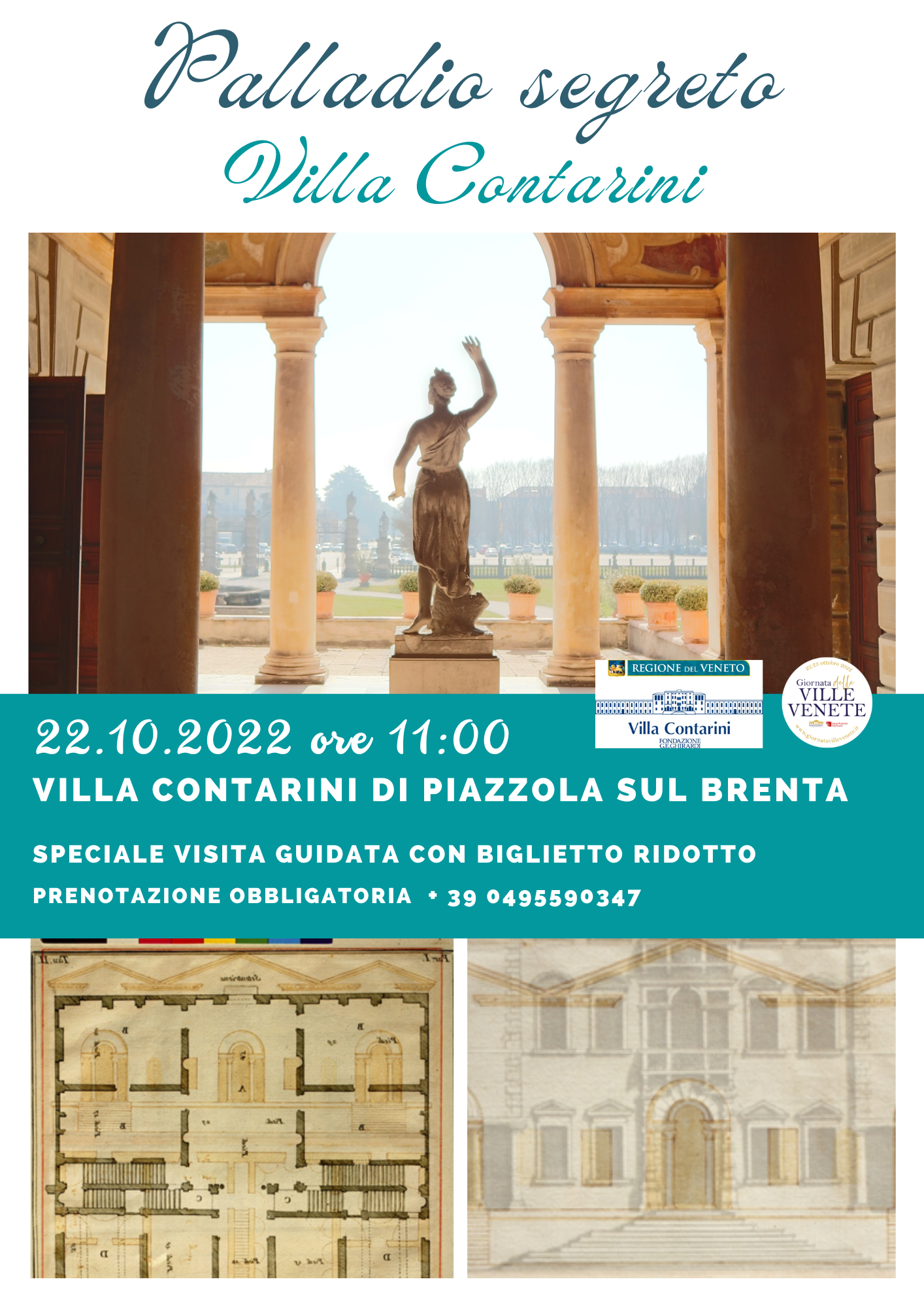 22.10.2022 Visita guidata speciale “Palladio segreto: Villa Contarini”