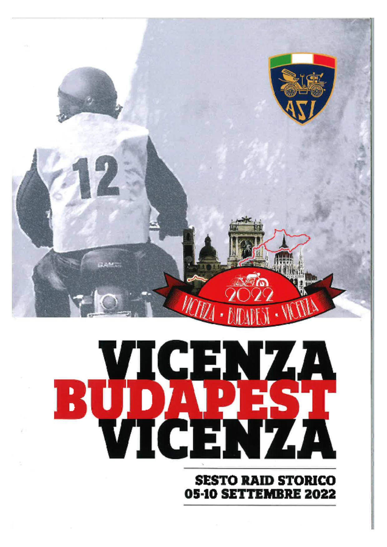05.09.2022 Partenza raid storico Vicenza Budapest Vicenza