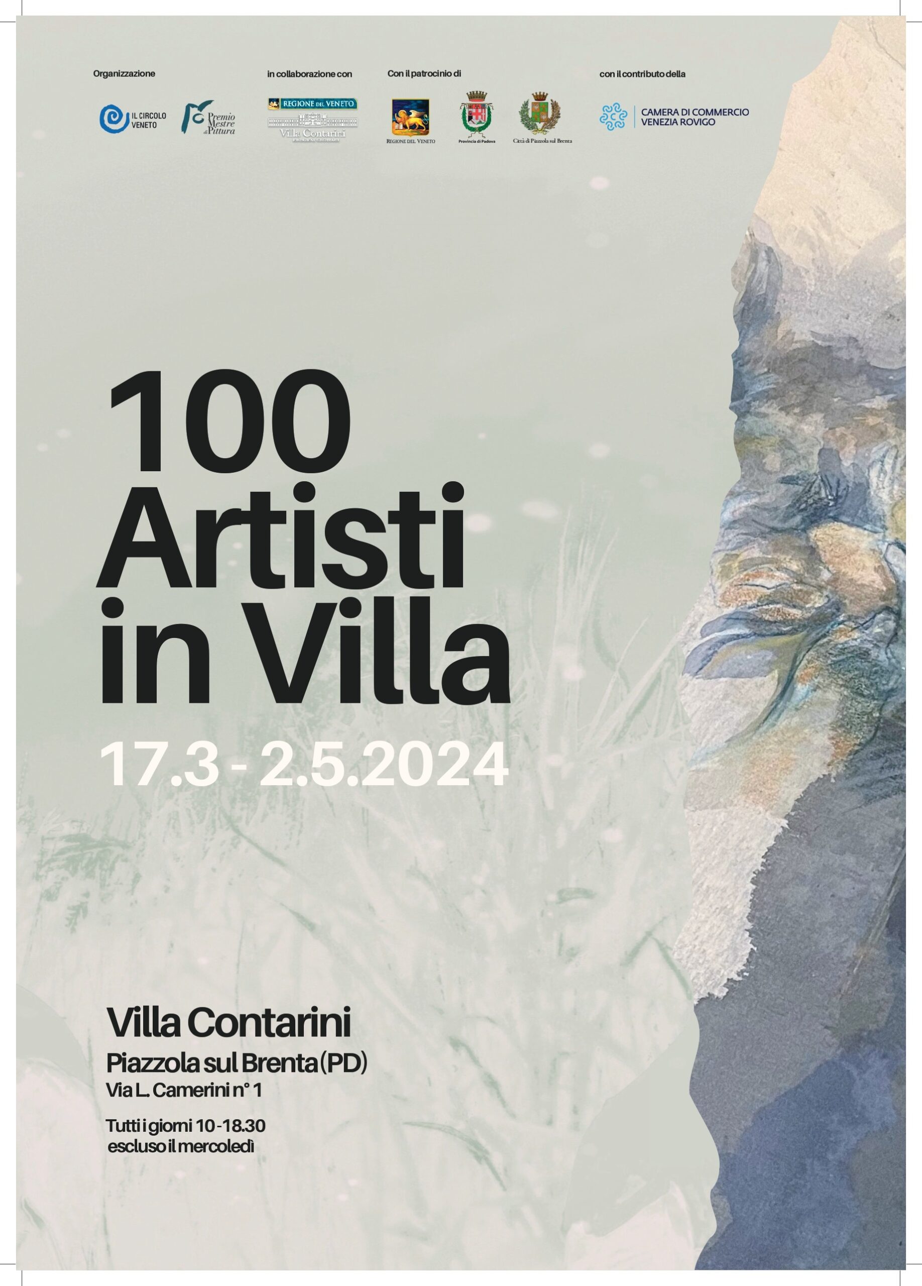 Mostra CENTO ARTISTI IN VILLA 17.03/02.05.2024